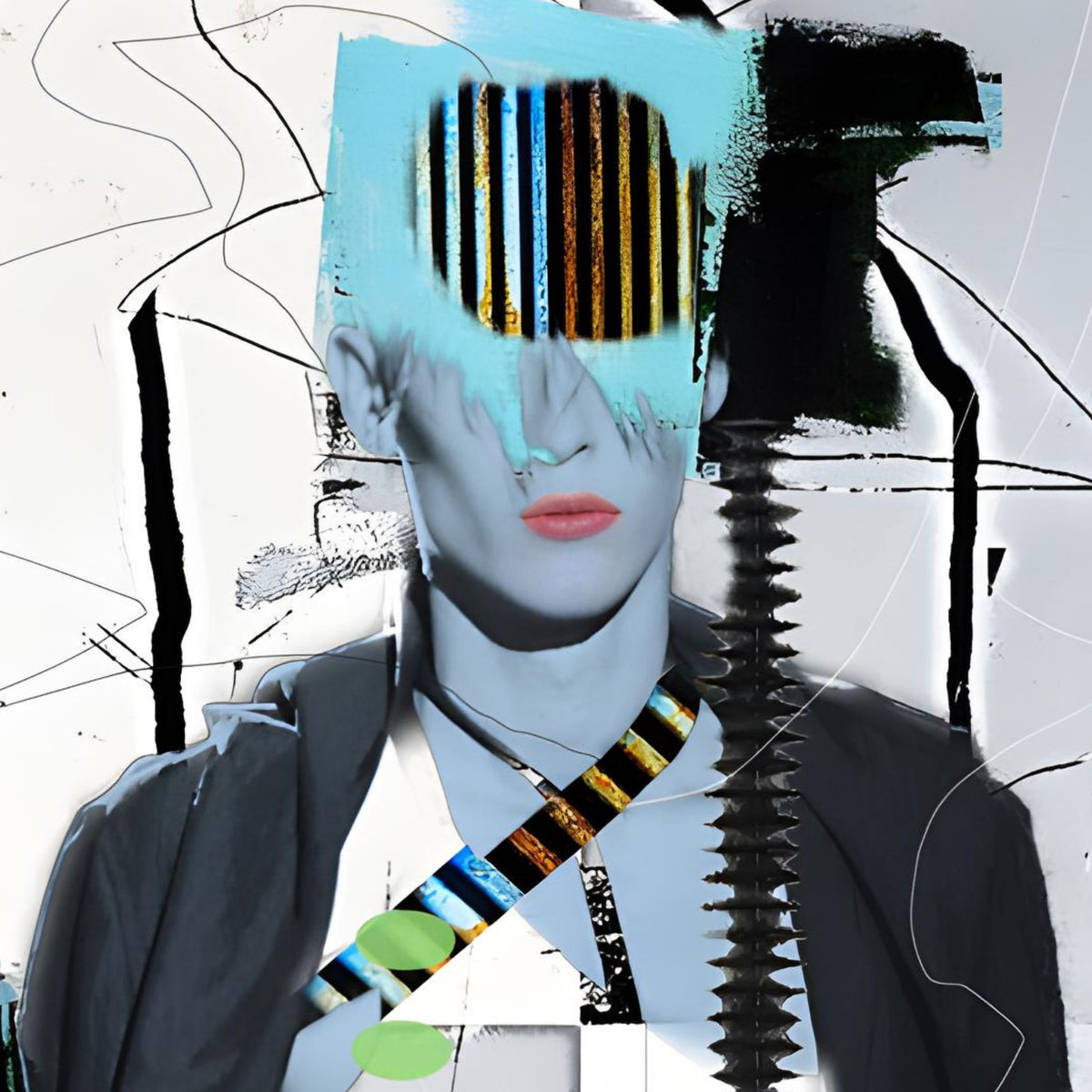 Runway Heat - detail 1 cropped directly from the original artwork