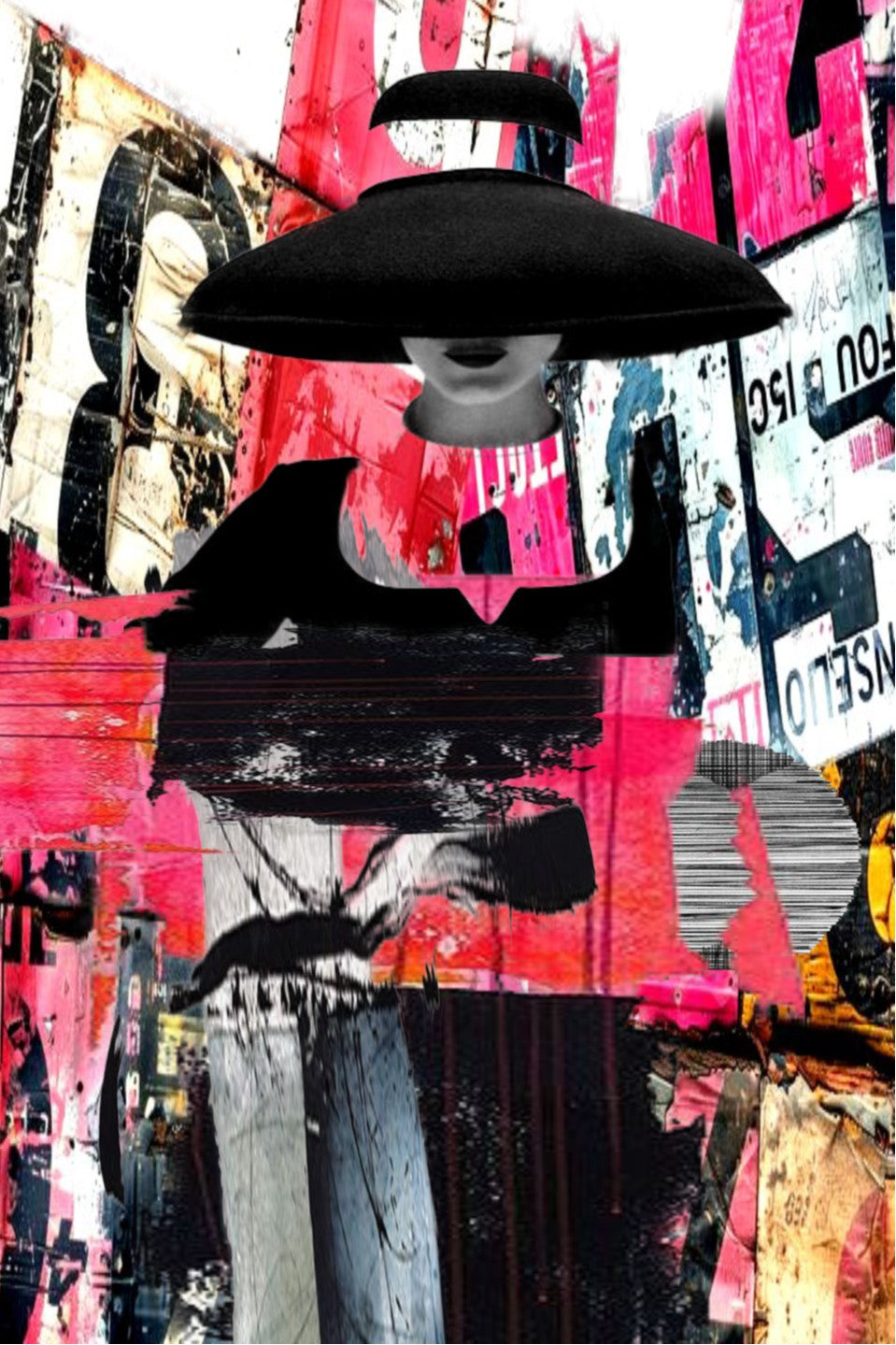 Shadowed in Pink - Framed Wall Art