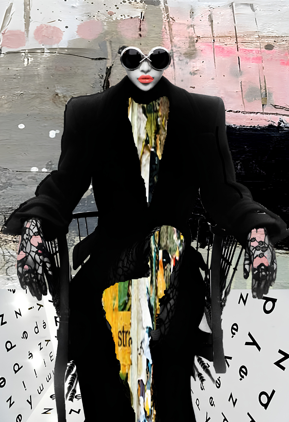 Boss Lady 1.0 digital mixed media artwork
