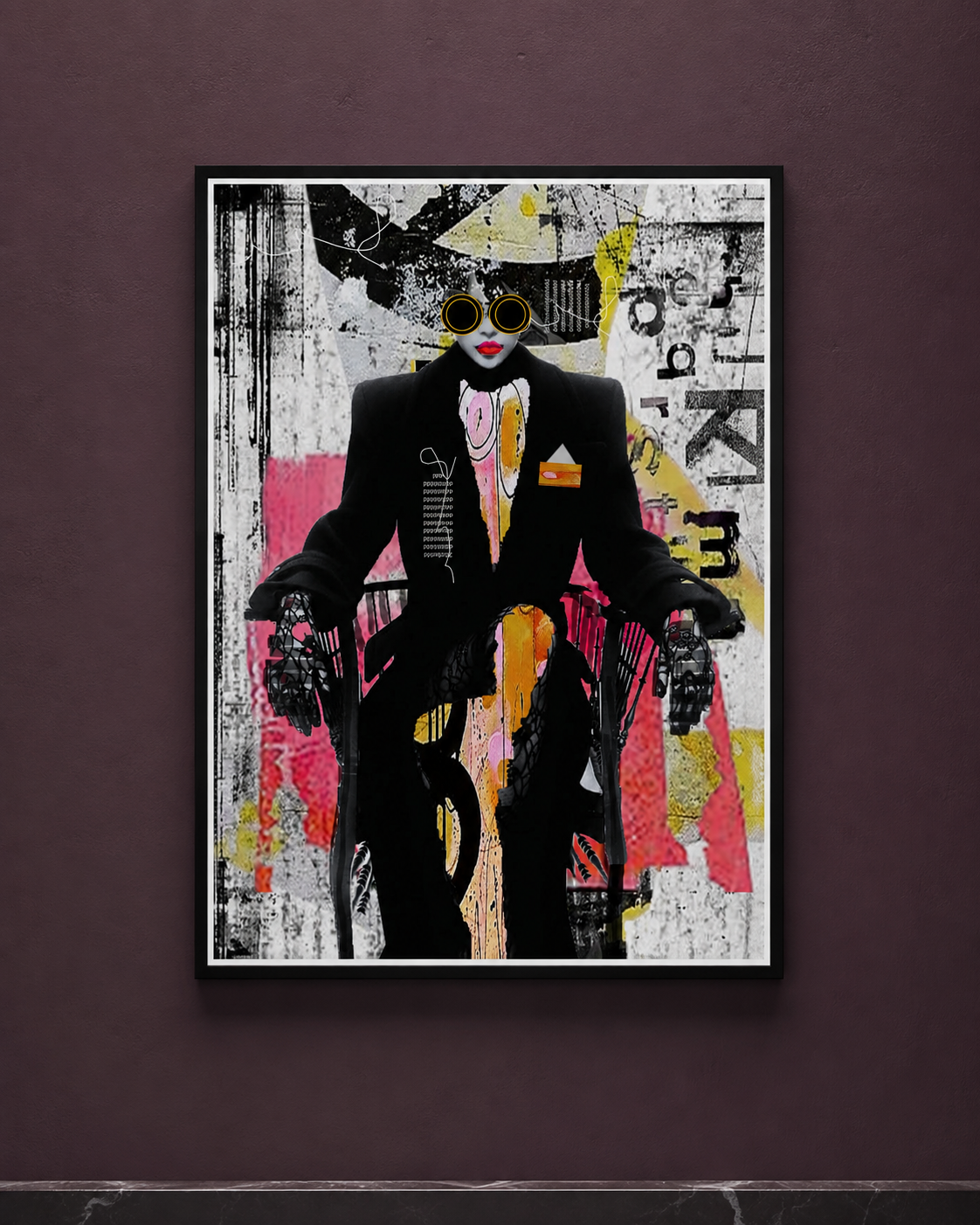 Boss Lady - framed styling mockup
